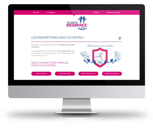 Site internet Planete Endurance Avignon réalisation AK Digital Avignon Site internet Planete Endurance Avignon réalisation AK Digital Avignon